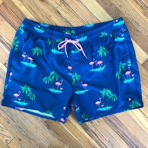 Sperry swim trunks blue XL flamingo